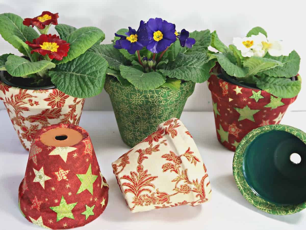 DIY Fabric Covered Pots  Easy Decoupage Crafts That Make Cool Homemade  Gift Ideas 