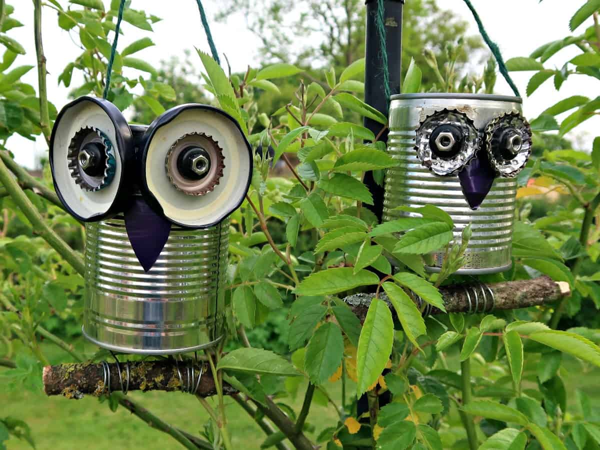 How To Make A Recycled Tin Can Owl • Craft Invaders